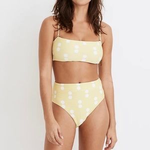 Madewell Ribbed Bikini in Double Dot